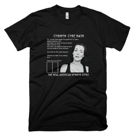 Common Core  Horror Story - Short Sleeve Guys T-Shirt
