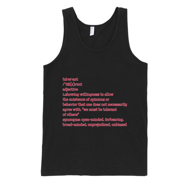 Tolerant Def - Classic Guys Tank Top