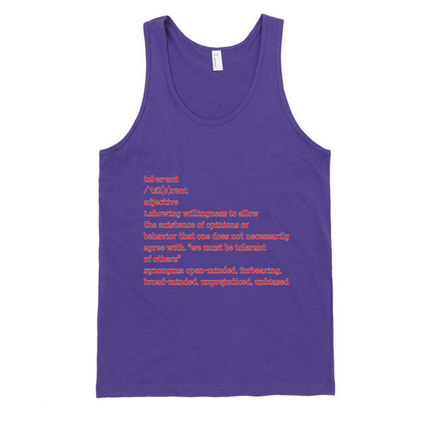 Tolerant Def - Classic Guys Tank Top