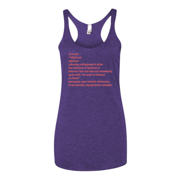 Tolerant Def - Ladies Tank Top