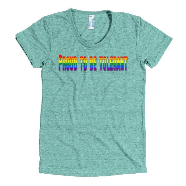 Tolerant - Short Sleeve Soft Ladies T-Shirt