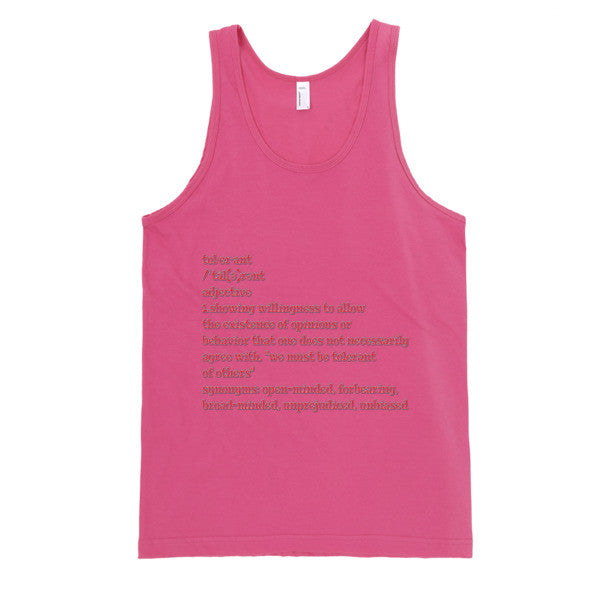 Tolerant Def - Classic Guys Tank Top