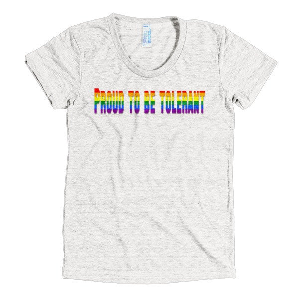 Tolerant - Short Sleeve Soft Ladies T-Shirt