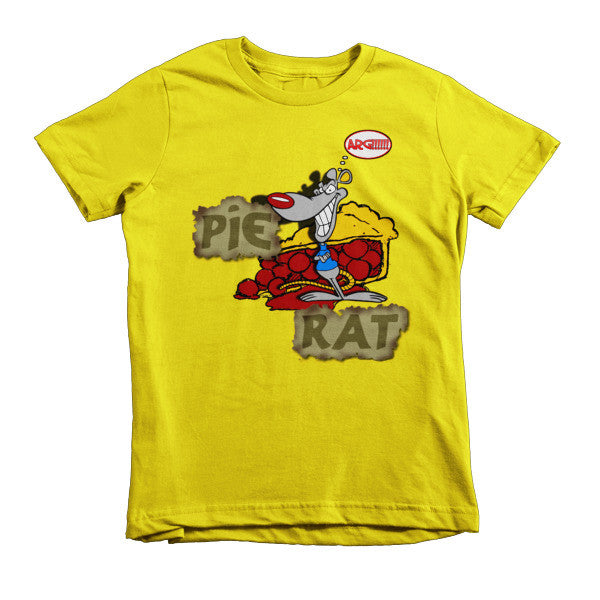 Pie Rat - Short sleeve kids t-shirt