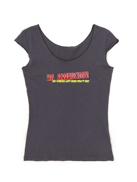 I'm Awesome -  Cap Sleeve Ladies Tank