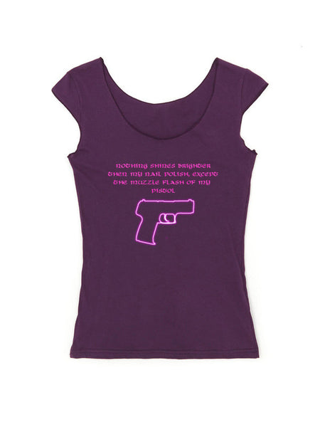 Muzzle Flash - Cap Sleeve Ladies Tank