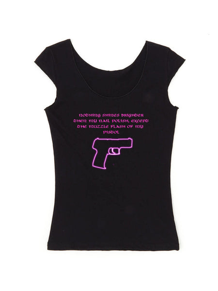 Muzzle Flash - Cap Sleeve Ladies Tank