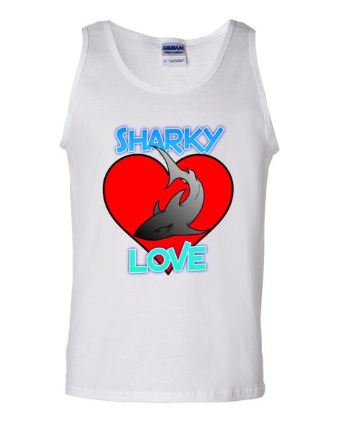 Sharky Love - Guys Tank top