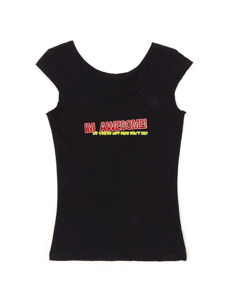 I'm Awesome -  Cap Sleeve Ladies Tank