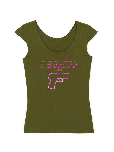 Muzzle Flash - Cap Sleeve Ladies Tank